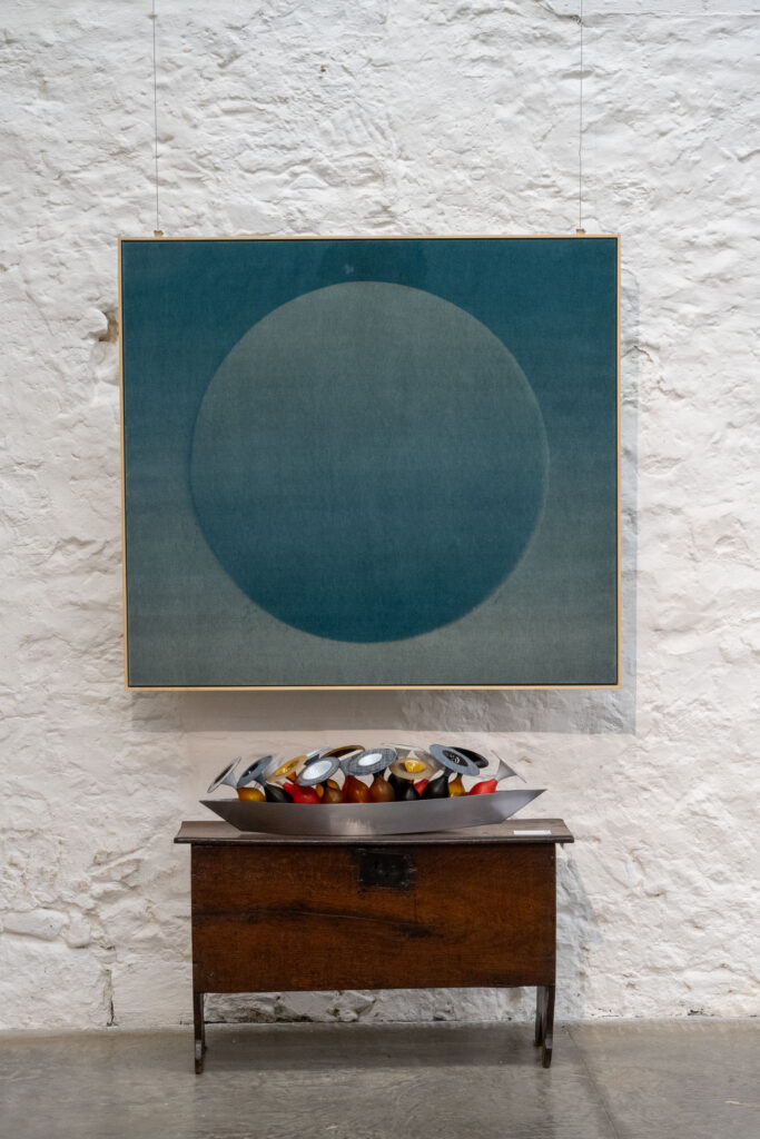 Installation detail from Space to Breathe at Bowhouse