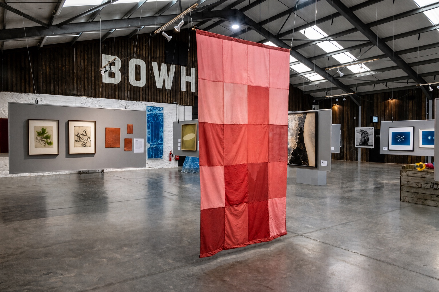 Space to Breathe exhibition view at Bowhouse