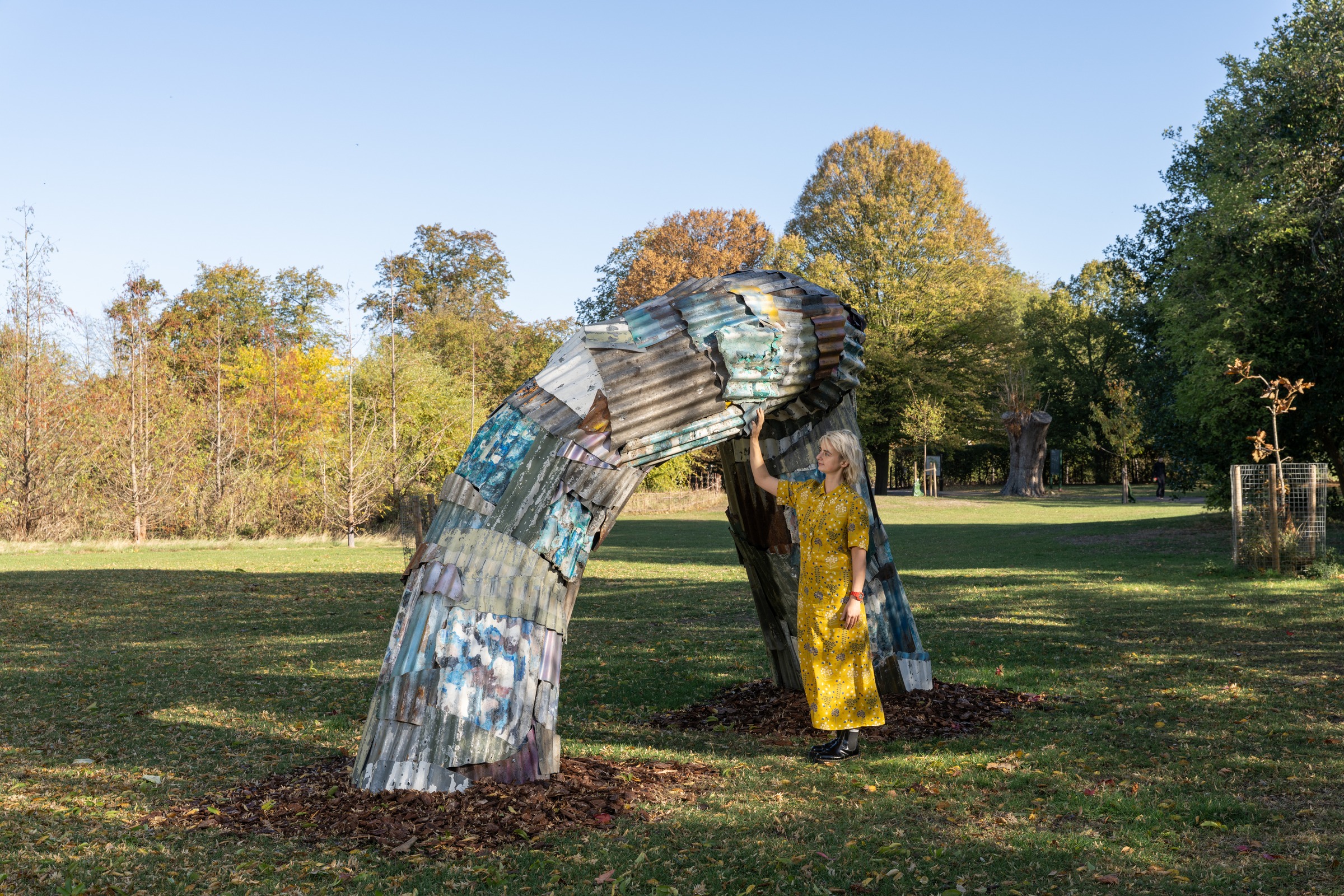 Catriona Robertson with WYRM, 2026, Frieze Sculpture, The Regent's Park